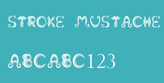 Stroke mustache