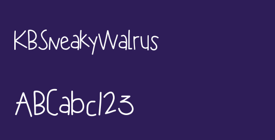KBSneakyWalrus