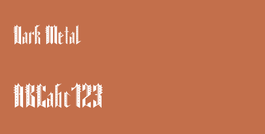 Dark Metal