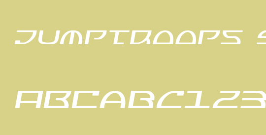 Jumptroops Semi-Italic