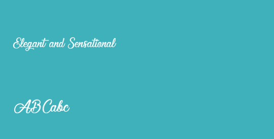 Elegant and Sensational