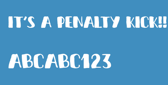 It's a penalty kick!!