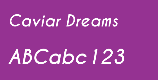 Caviar Dreams