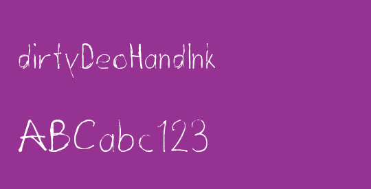 dirtyDeoHandInk