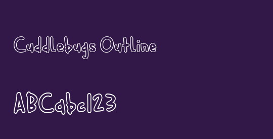 Cuddlebugs Outline