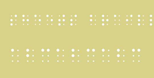 Sheets Braille