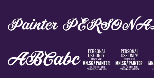 Painter PERSONAL USE ONLY