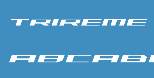 Trireme Expanded Italic