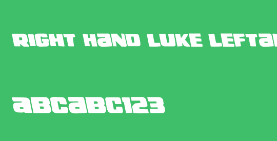 Right Hand Luke Leftalic