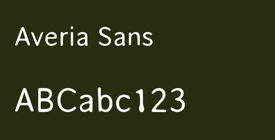 Averia Sans