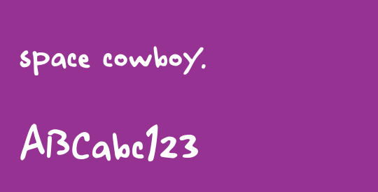 space cowboy.