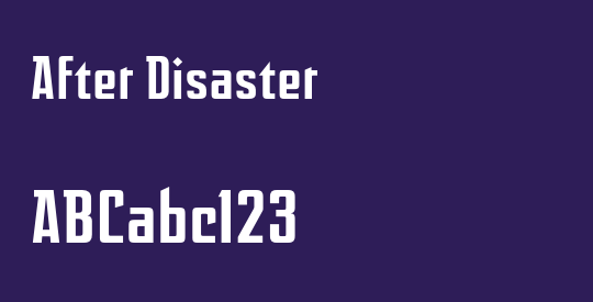 After Disaster