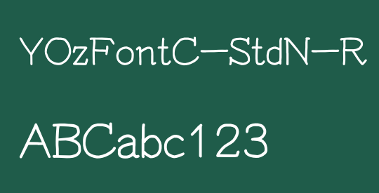YOzFontC-StdN-R