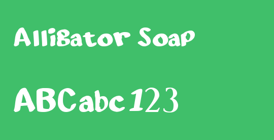 Alligator Soap