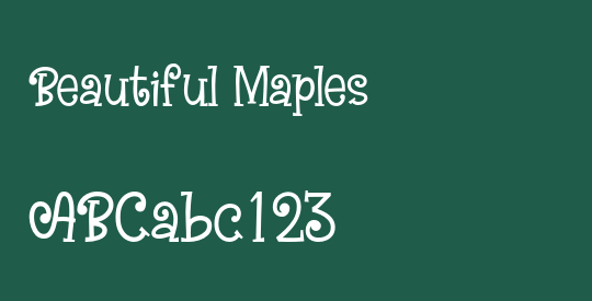 Beautiful Maples