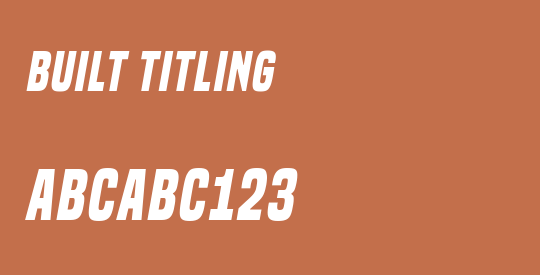 Built Titling