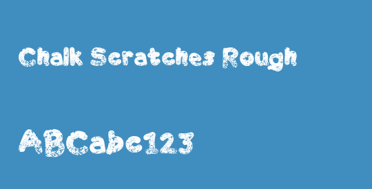Chalk Scratches Rough