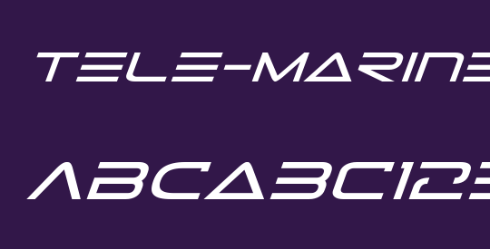 Tele-Marines Expanded Italic