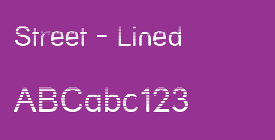 Street - Lined