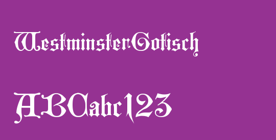 WestminsterGotisch