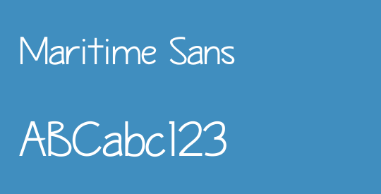 Maritime Sans