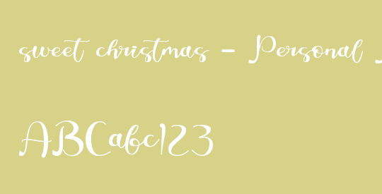 sweet christmas - Personal Use
