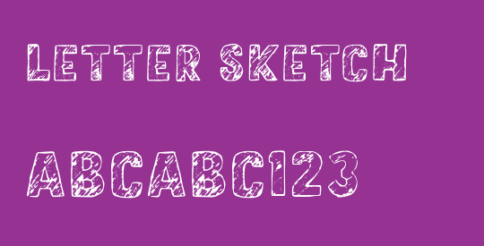 Letter Sketch