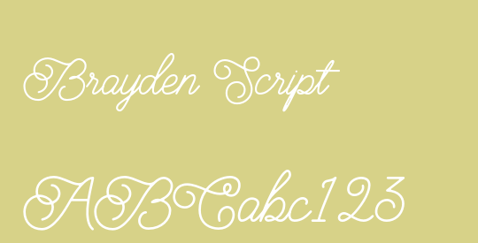Brayden Script