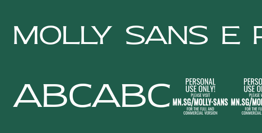 Molly Sans E PERSONAL