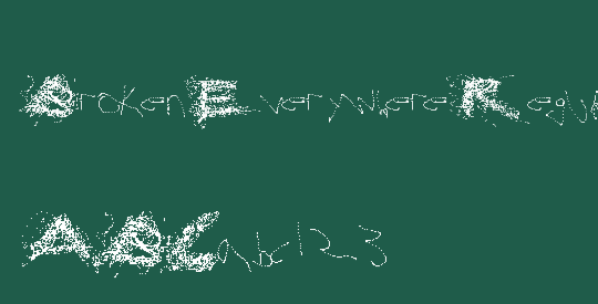 Broken Everywhere Regular