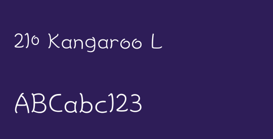 210 Kangaroo L