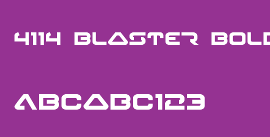 4114 Blaster Bold