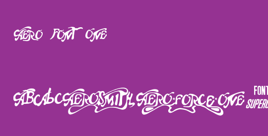 Aero Font One
