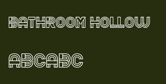 Bathroom Hollow