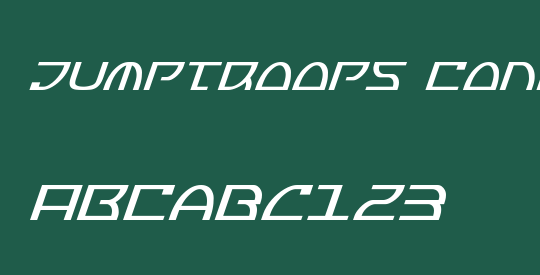 Jumptroops Condensed Italic