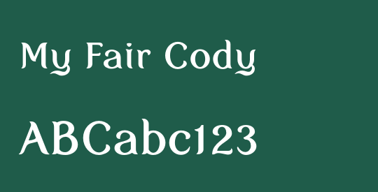 My Fair Cody
