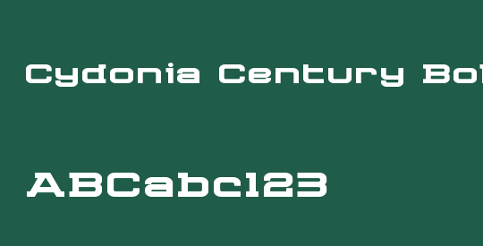 Cydonia Century Bold