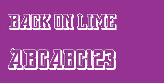 Back On Lime
