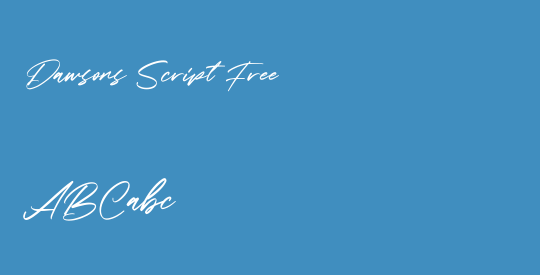 Dawsons Script Free