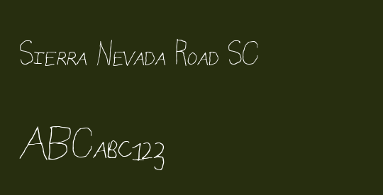 Sierra Nevada Road SC 