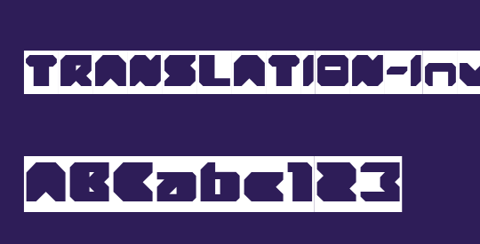 TRANSLATION-Inverse