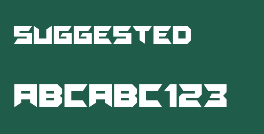 Suggested
