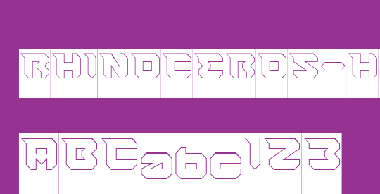 RHINOCEROS-Hollow-Inverse