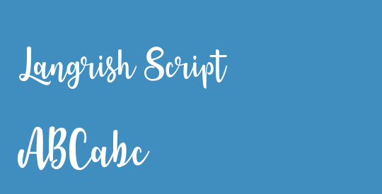 Langrish Script 