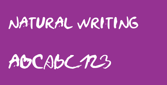 NATURAL WRITING
