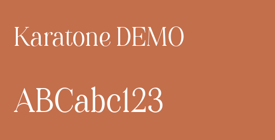 Karatone DEMO