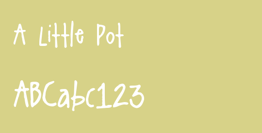A Little Pot