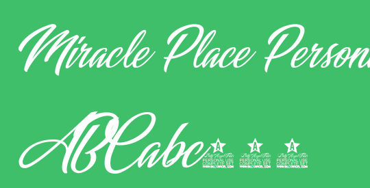 Miracle Place Personal Use