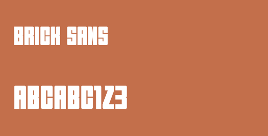 Brick Sans