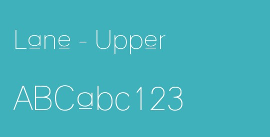 Lane - Upper